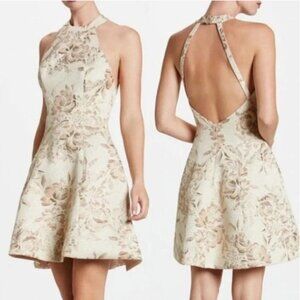 open lace back dress Dress the Population Robin Strapless Sequin Skirt Bodycon Dress